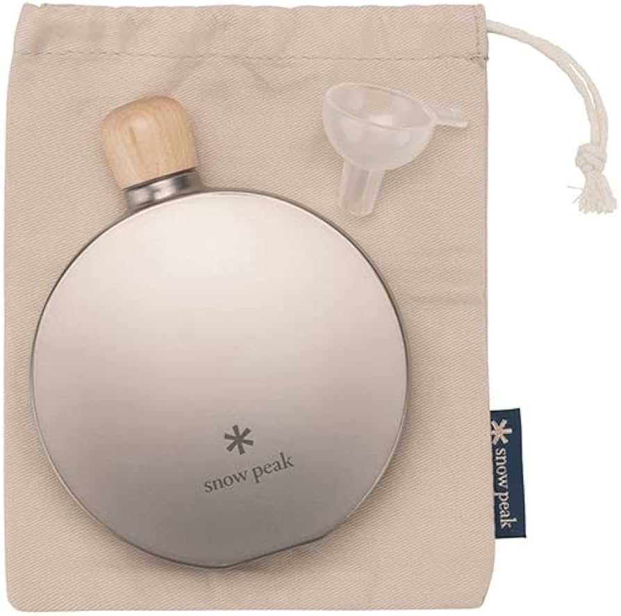 Фляга Snow Peak TW-116 Titanium Curved Flask Фото 3